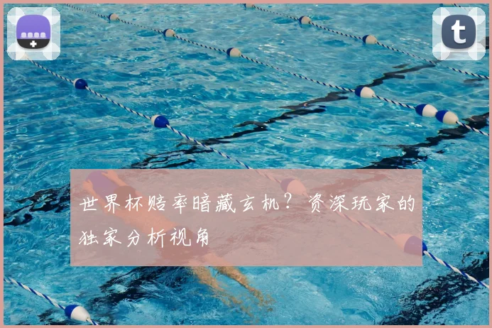世界杯赔率暗藏玄机?资深玩家的独家分析视角