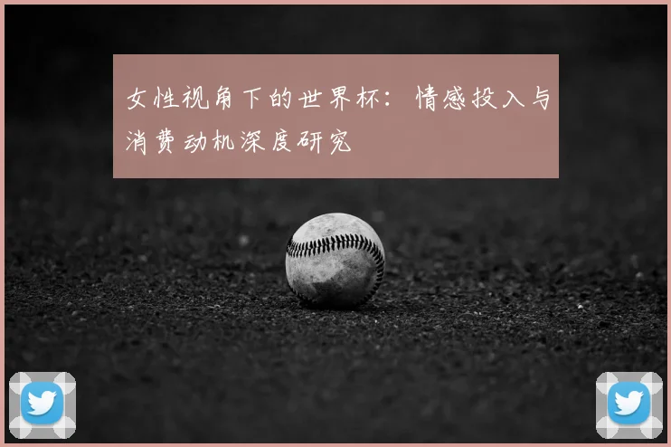 女性视角下的世界杯：情感投入与消费动机深度研究
